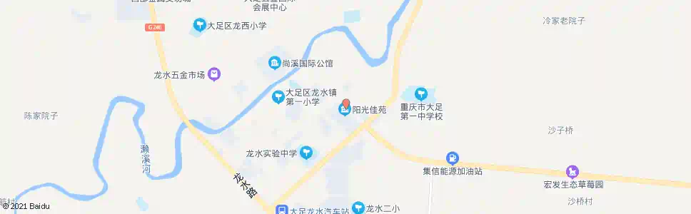 重庆龙水青少年宫_公交站地图_重庆公交_妙搜公交查询2025