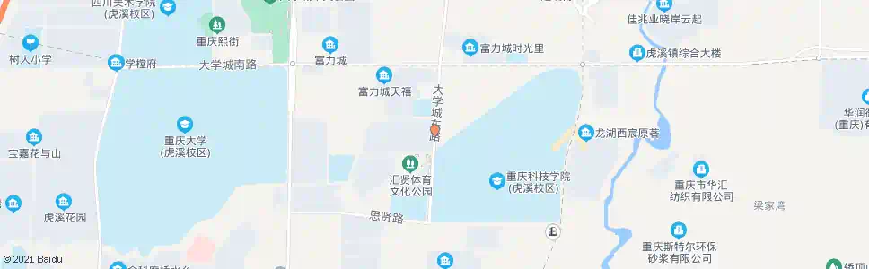 重庆学院路口_公交站地图_重庆公交_妙搜公交查询2025