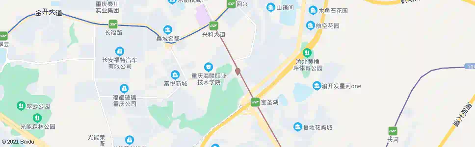 重庆凤天路南粤银行_公交站地图_重庆公交_妙搜公交查询2025