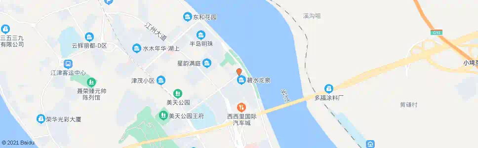 重庆锦江半岛_公交站地图_重庆公交_妙搜公交查询2025