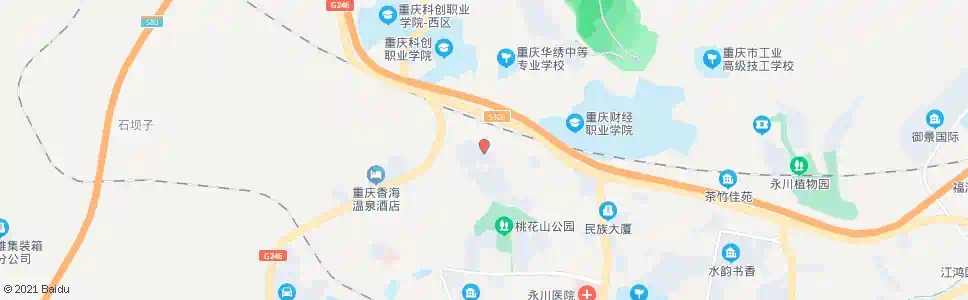 重庆阴山小区_公交站地图_重庆公交_妙搜公交查询2025