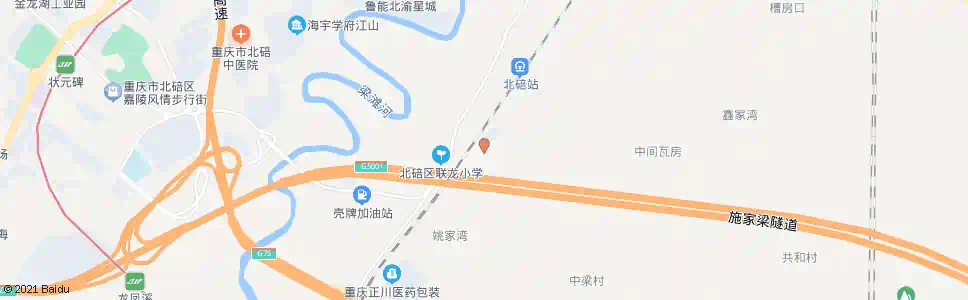 重庆团结桥(北碚货站)_公交站地图_重庆公交_妙搜公交查询2025