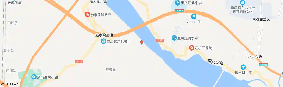 重庆施家梁塑料厂_公交站地图_重庆公交_妙搜公交查询2025