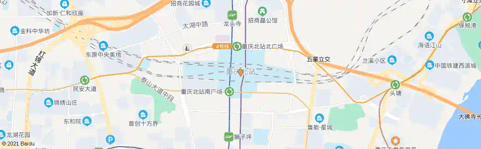 重庆沁园坊北_公交站地图_重庆公交_妙搜公交查询2025