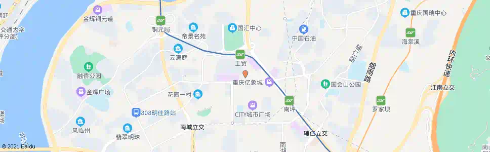 重庆南坪开发路_公交站地图_重庆公交_妙搜公交查询2025