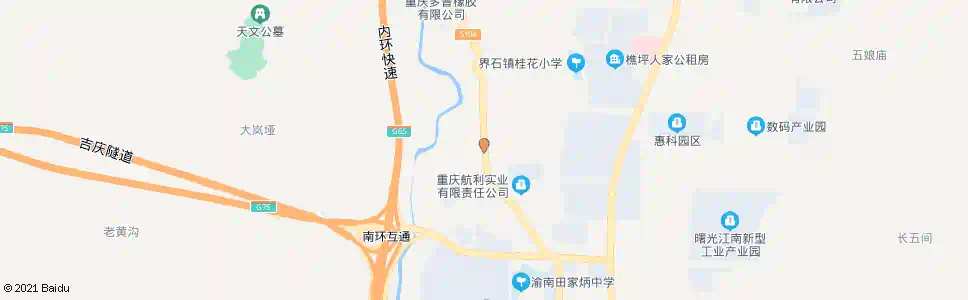 重庆界南街1站_公交站地图_重庆公交_妙搜公交查询2025