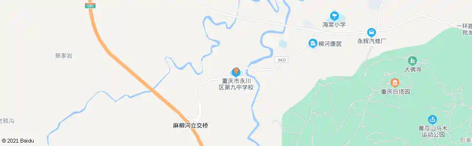 重庆永川九中_公交站地图_重庆公交_妙搜公交查询2025