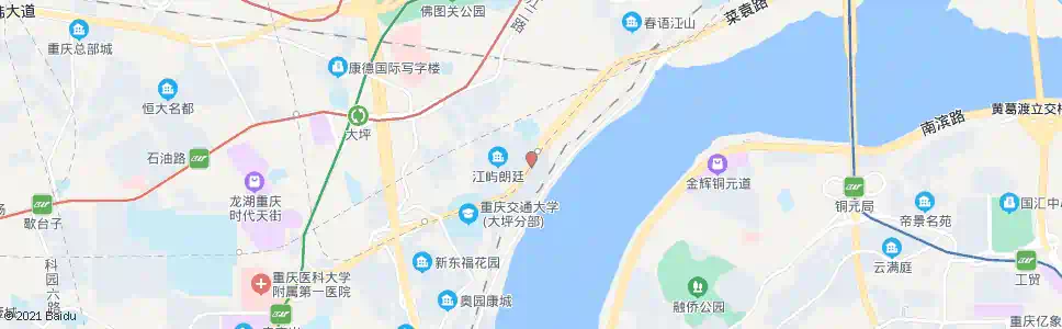 重庆黄沙溪_公交站地图_重庆公交_妙搜公交查询2025
