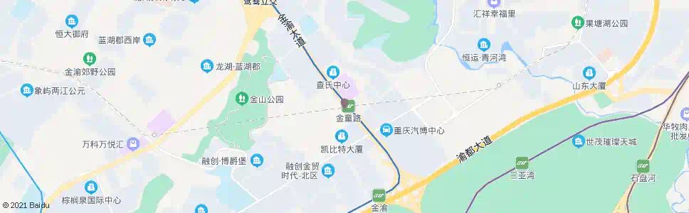 重庆金童路1站_公交站地图_重庆公交_妙搜公交查询2025