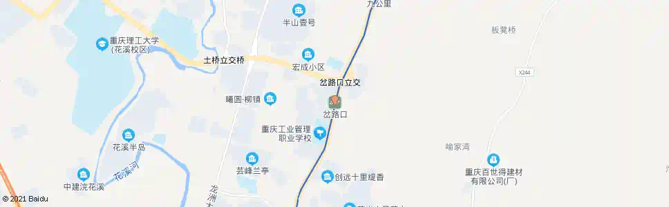 重庆岔路口站_公交站地图_重庆公交_妙搜公交查询2025