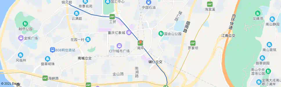 重庆南坪站_公交站地图_重庆公交_妙搜公交查询2025