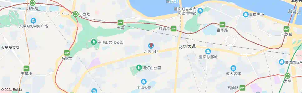 重庆六小区_公交站地图_重庆公交_妙搜公交查询2025