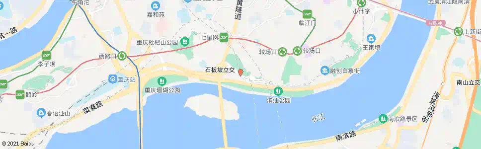重庆石板坡_公交站地图_重庆公交_妙搜公交查询2025