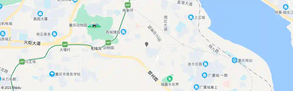 重庆西子路_公交站地图_重庆公交_妙搜公交查询2025