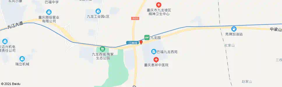 重庆华福路口东_公交站地图_重庆公交_妙搜公交查询2025