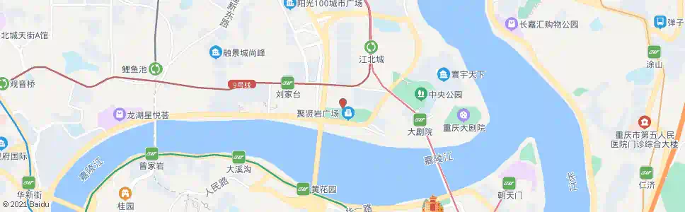重庆聚贤村_公交站地图_重庆公交_妙搜公交查询2025