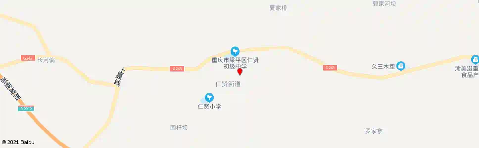 重庆仁贤粮站_公交站地图_重庆公交_妙搜公交查询2025