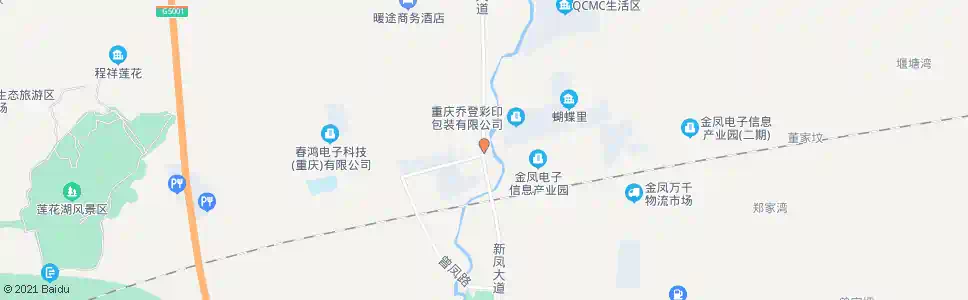 重庆金凤电子园_公交站地图_重庆公交_妙搜公交查询2025