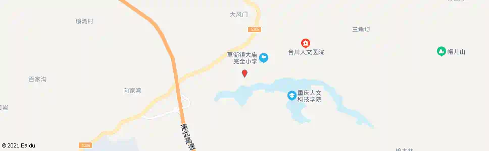 重庆西南大学育才学院_公交站地图_重庆公交_妙搜公交查询2025