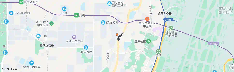 重庆渝北木材公司_公交站地图_重庆公交_妙搜公交查询2025