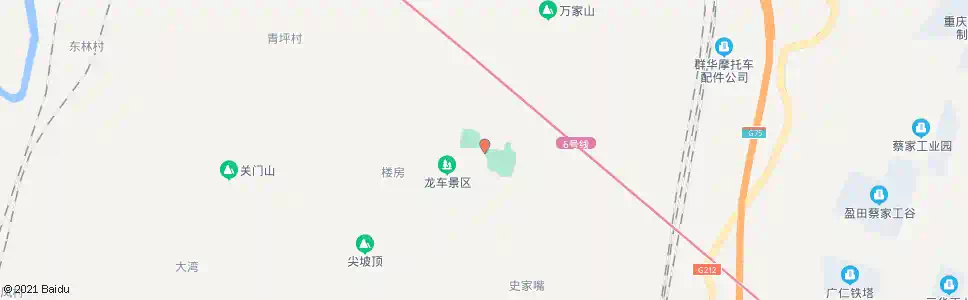 重庆塔陵园_公交站地图_重庆公交_妙搜公交查询2025