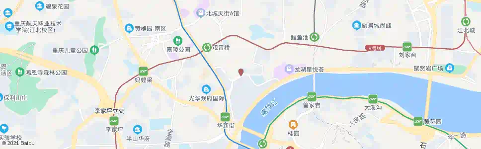 重庆黄观路口_公交站地图_重庆公交_妙搜公交查询2025