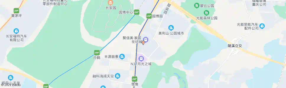 重庆聚信美家居站_公交站地图_重庆公交_妙搜公交查询2025