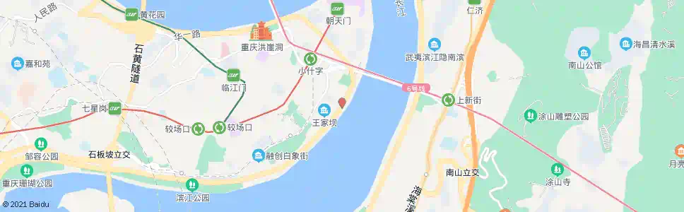 重庆下望龙门_公交站地图_重庆公交_妙搜公交查询2025