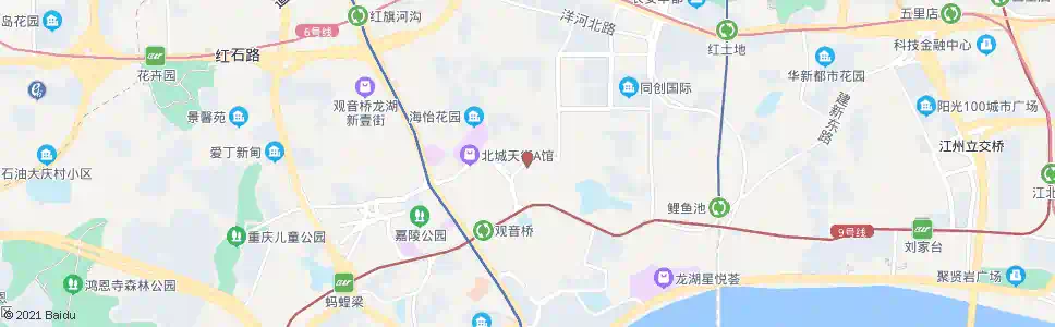 重庆建北一支路_公交站地图_重庆公交_妙搜公交查询2025