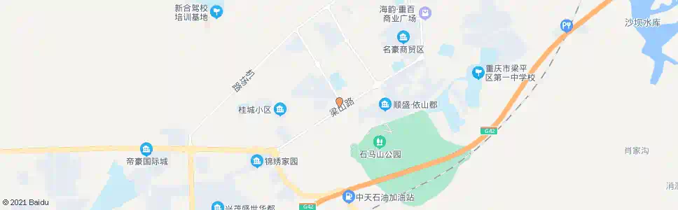 重庆梁平中国银行_公交站地图_重庆公交_妙搜公交查询2025