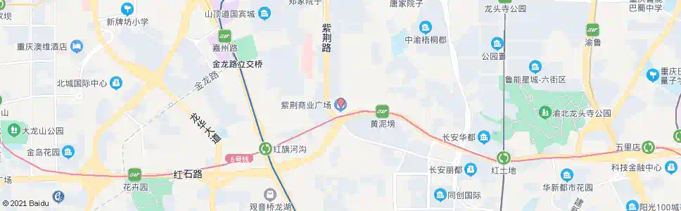 重庆紫荆商业广场站_公交站地图_重庆公交_妙搜公交查询2025