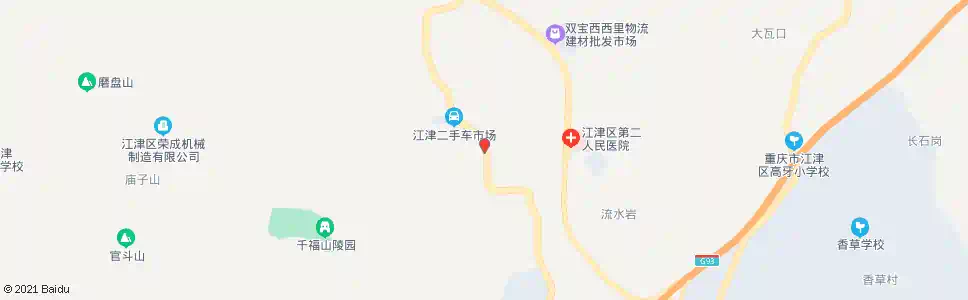 重庆双石路口_公交站地图_重庆公交_妙搜公交查询2025