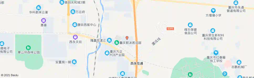 重庆西科公寓_公交站地图_重庆公交_妙搜公交查询2025