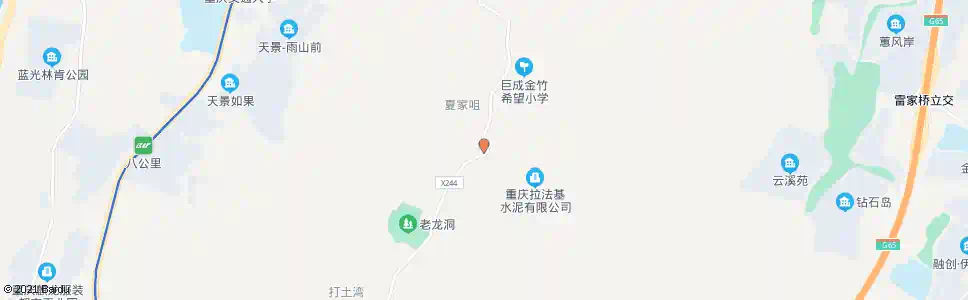 重庆老龙洞转盘_公交站地图_重庆公交_妙搜公交查询2025