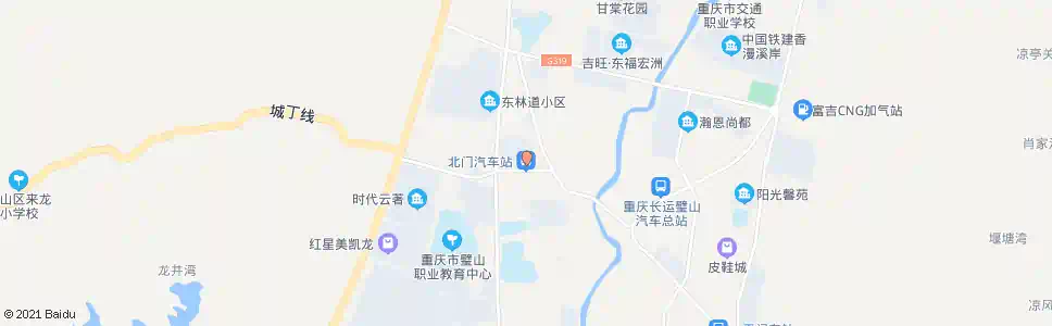 重庆北门汽车站_公交站地图_重庆公交_妙搜公交查询2025