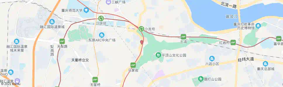 重庆石小路_公交站地图_重庆公交_妙搜公交查询2025