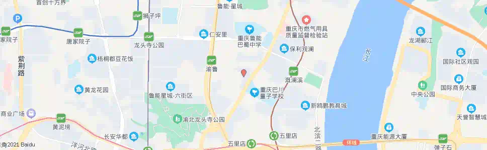 重庆蓝色经典小区_公交站地图_重庆公交_妙搜公交查询2025