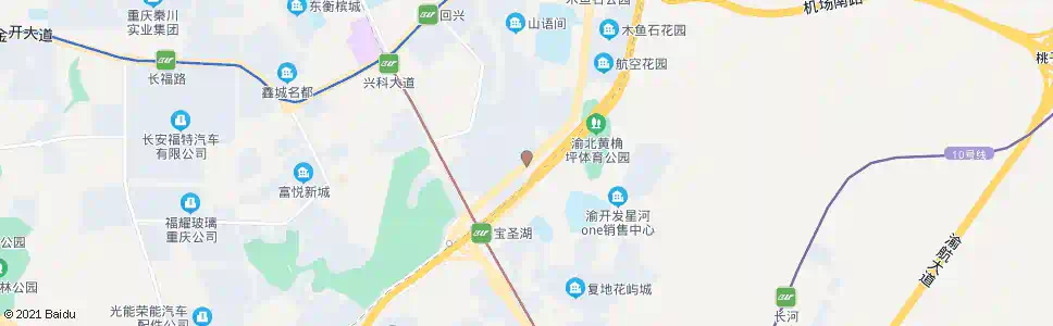 重庆金碧园_公交站地图_重庆公交_妙搜公交查询2025