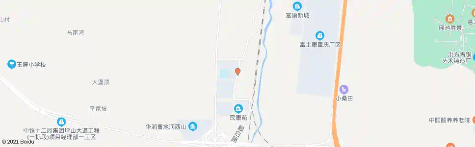 重庆微电园一小_公交站地图_重庆公交_妙搜公交查询2025