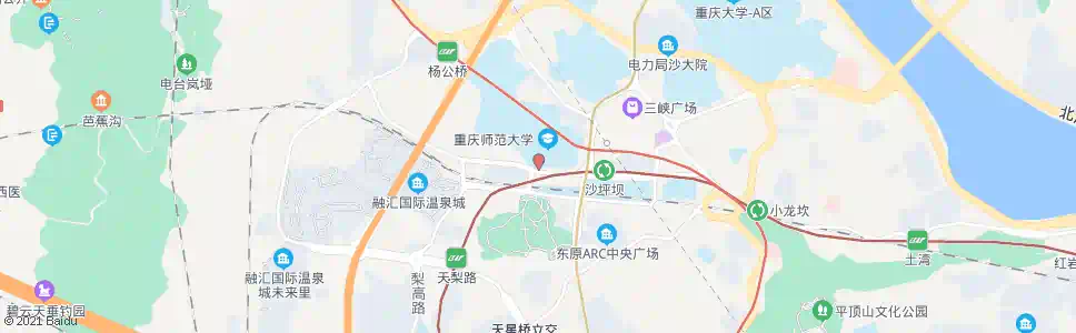 重庆大学城重师南门_公交站地图_重庆公交_妙搜公交查询2025