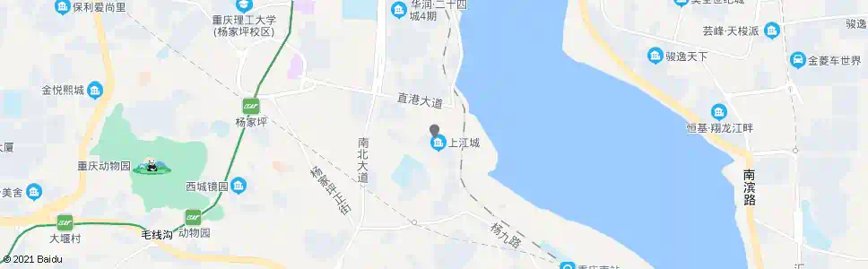 重庆上江城_公交站地图_重庆公交_妙搜公交查询2025