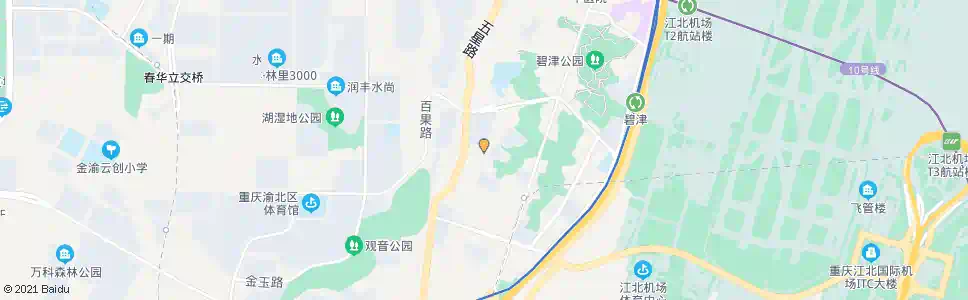 重庆名人山庄_公交站地图_重庆公交_妙搜公交查询2025