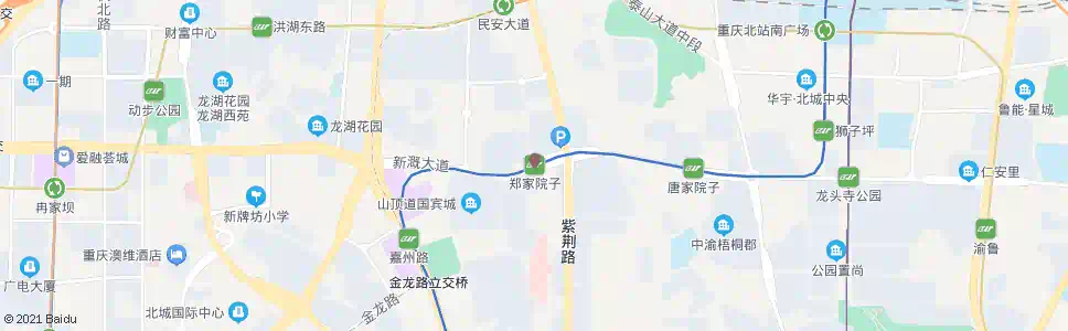 重庆郑家院子站_公交站地图_重庆公交_妙搜公交查询2025