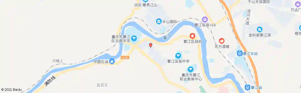 重庆古南中学_公交站地图_重庆公交_妙搜公交查询2025