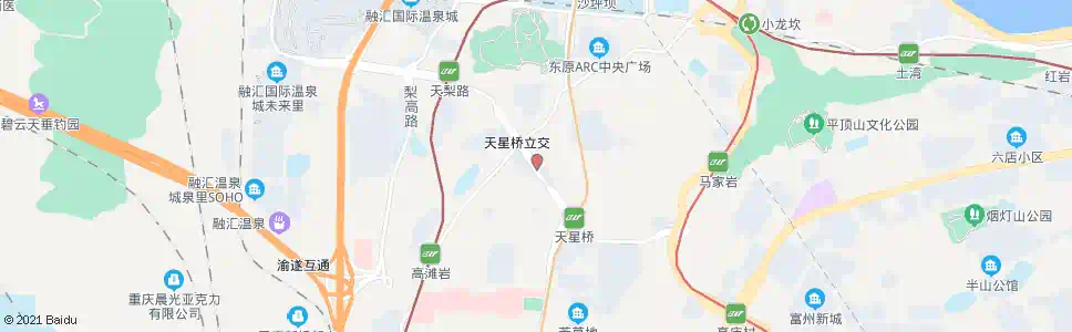 重庆天马路_公交站地图_重庆公交_妙搜公交查询2025