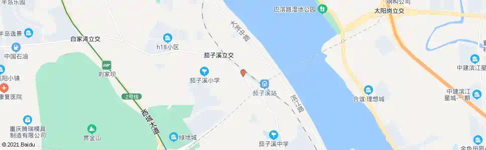 重庆茄子溪火车站_公交站地图_重庆公交_妙搜公交查询2025