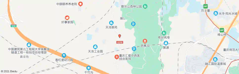 重庆歌乐山福利院_公交站地图_重庆公交_妙搜公交查询2025
