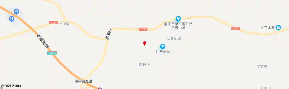 重庆仁贤下场口_公交站地图_重庆公交_妙搜公交查询2025