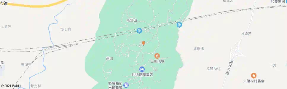 重庆八角岭山庄_公交站地图_重庆公交_妙搜公交查询2025