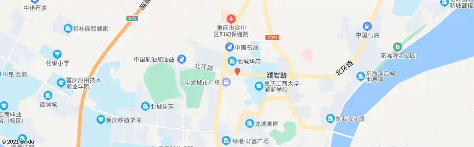 重庆北城华府_公交站地图_重庆公交_妙搜公交查询2025